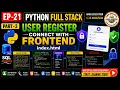 Python Full Stack Tamil User Register with Frontend Create Update Delete EP-21