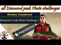 how to complete all 3 diamond peak photo challenges