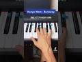 Download Lagu Kanye West - Runaway easy piano tutorial!