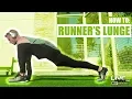 How To Do A RUNNER S LUNGE Exercise Demonstration and Guide