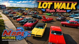 Muscle Cars Hot Rods Maple Motors Lot Walk 26 Classic Old School Antique Rides 4Sale Best Deals