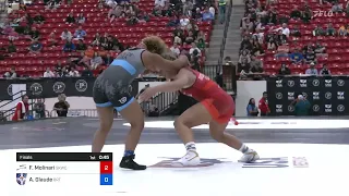 68 Kg Final Forrest Molinari Sunkist Kids Wrestling Club Vs Alexandria Glaude Beaver Dam RTC 