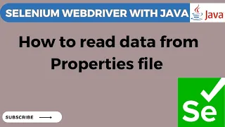 Selenium WebDriver tutorial How to Read Data from Properties File in Selenium WebDriver