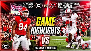 Georgia vs Western Kentucky – Game Reaction | College Football Highlights