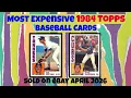 1984 Topps Most Expensive eBay Sales Baseball Cards April 2026