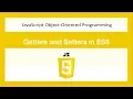 JavaScript Object-oriented Programming -Getters and Setters in ES6- JS