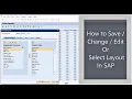 How to Make Report in SAP How to Edit or change layout in SAP How to select or Save layout in SAP