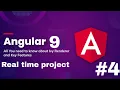 Angular 9 Dashboard with Side bar navigation managing the source code to GitHub 2020 Part 4