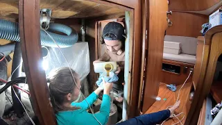 ⛵️COUNTING DOWN: 2 weeks until the SPLASH of our boat 😳(Fixing things that could sink our boat)#152