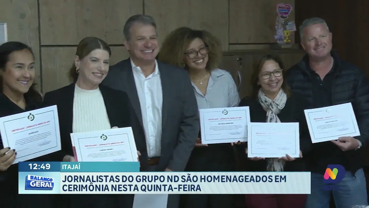 Jornalistas do Grupo ND recebem homenagem da Associação Madre Teresa