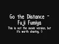 Fuji Fumiya - I Can Go the Distance