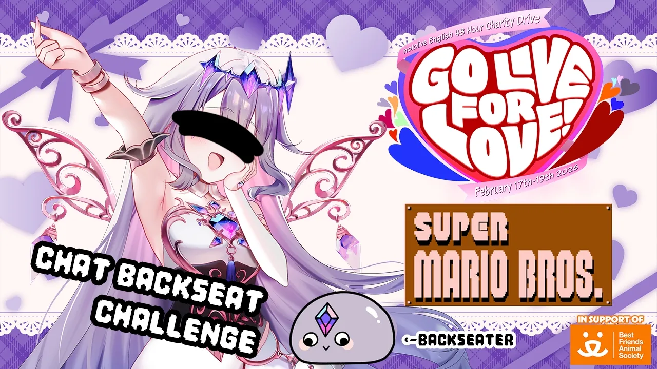 【GO LIVE for LOVE!】I play Super Mario Bros by reading chat only #GOLIVEforLOVE