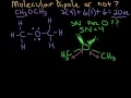 Molecular Dipole Moment Example 3 dimethyl ether CH3OCH3