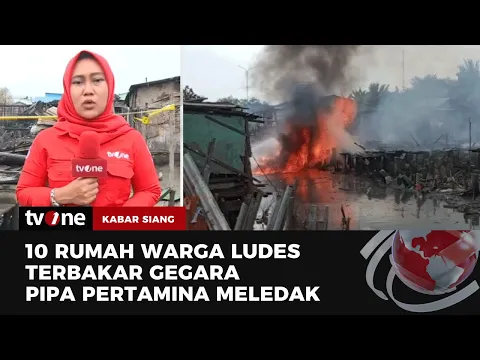 Akibat Illegal Tapping, Pipa Pertamina di Medan Meledak