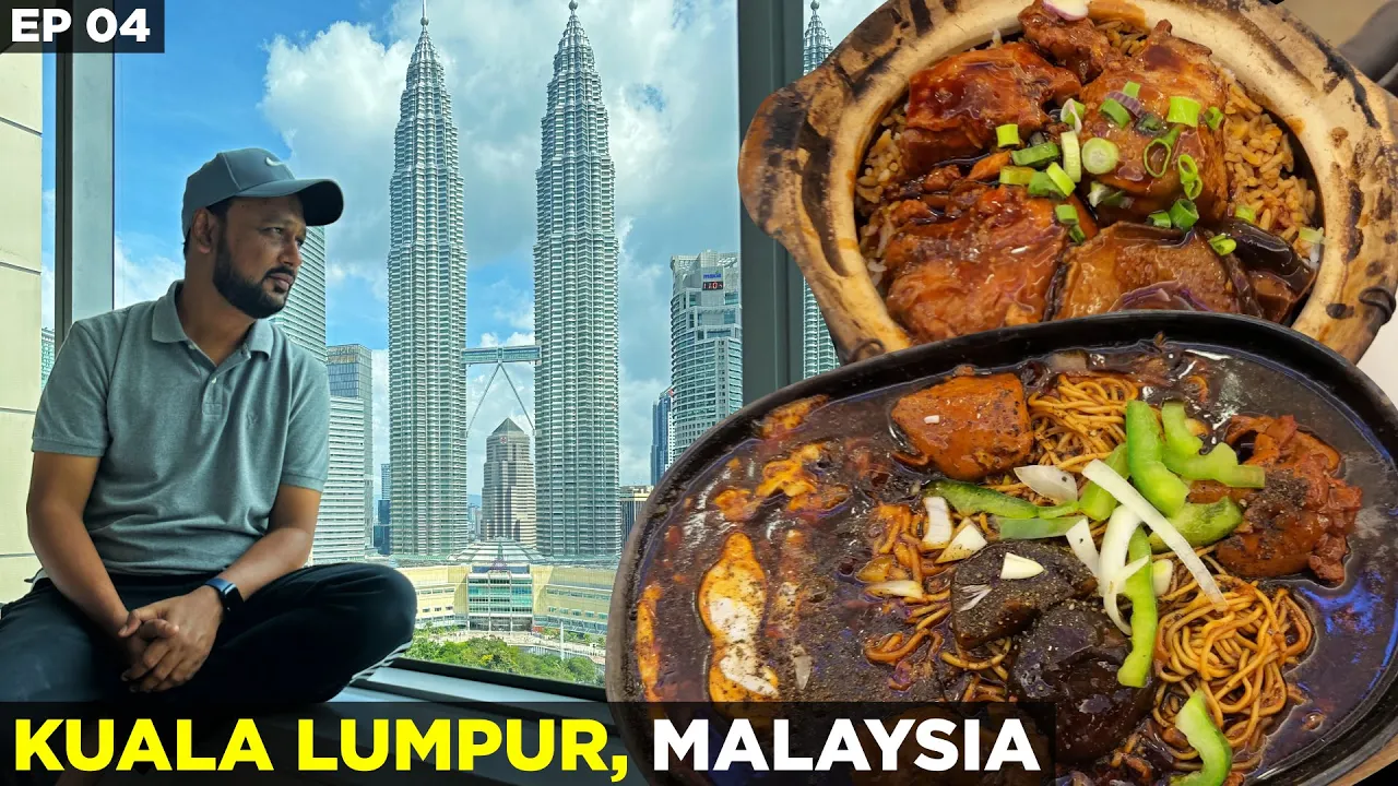 Amazing Food & Twin Towers of Kuala Lumpur   Last in Malaysia   Surya Shopping Mall & Science centre