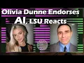 Olivia Dunne Endorses AI LSU Reacts - What you need to know