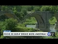 Roche de Boeuf Bridge renovation underway in Waterville after preservation effort