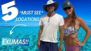 5 *TOP* MUST SEE LOCATIONS Exumas (we almost missed it!) | Hallberg Rassy 352 | Sailing Joco EP123