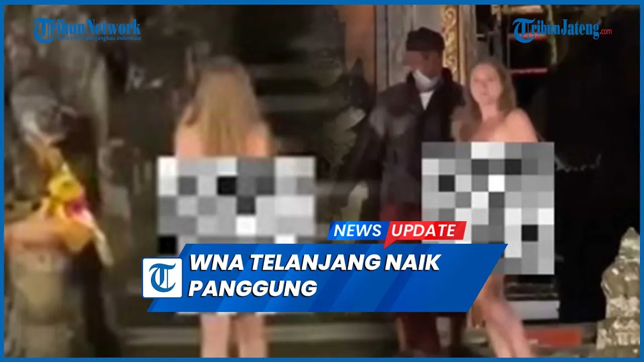 Viral Aksi WNA Telanjang Naik Panggung Saat Pentas Tari di Bali