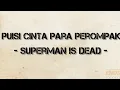 Download Lagu Puisi Cinta Para Perompak (Lirik) - Superman Is Dead MP3
