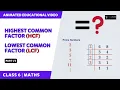 Highest common factor - HCF Lowest common multiple