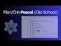 File in Pascal Writing and Reading Text Files