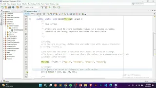 Java Part 22 - Java Arrays for beginners