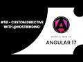 Learn Angular 17 in Arabic Master Angular Custom Directive with HostBinding
