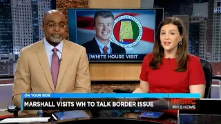 WBRC FOX6 News Report on Attorney General Steve Marshall s Meeting with President Trump on Border