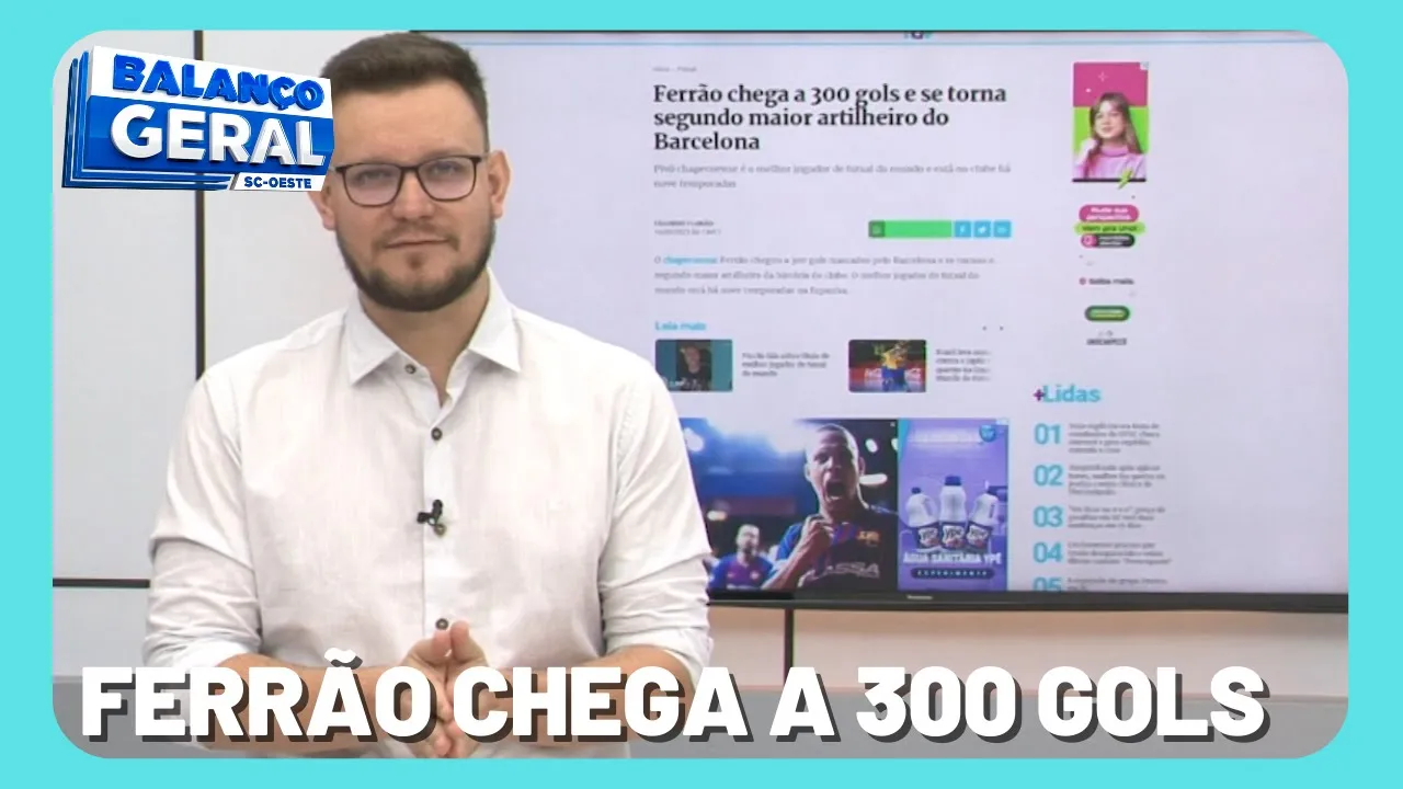 Ferrão, chega a 300 gols e se torna segundo maior artilheiro do Barcelona