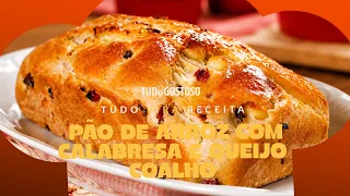Arroz que sobrou pode virar um pão com calabresa e queijo coalho: uma receita zero desperdício