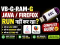 VBGRAMG Java Not Working Complete Fix 100 Working