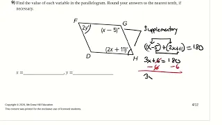 Geometry Lesson 7 2 7 3 Practice McGraw Hill