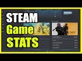 How to See the STEAM Stats Most Played Games Steam Tutorial