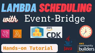 Schedule AWS Lambda Functions using CDK EventBridge Rule using CDK in Java CDK Tutorial in Java