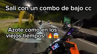 KTM 390 Duke vs Pulsar NS 400 Z | Noche de descontrol 🔥 en Palmas 🌴