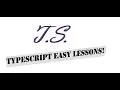 Easy Typescript Lessons Lesson 3 First Program Alert numbers and strings