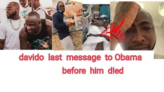 so sad davido break silence after he pay tribute to obama dmw meet obama dmw son abdul as 
