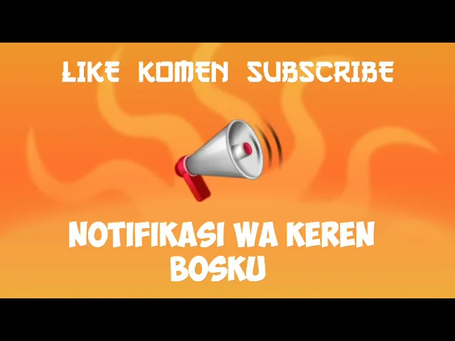 Download MP3 NOTIFIKASI WA KEREN