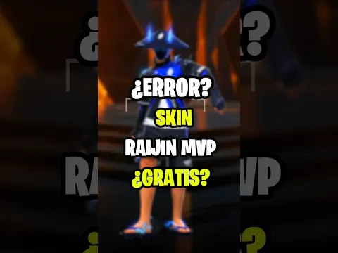 ¿ERROR? LA SKIN RAIJIN MVP ☠️😱¿GRATIS?🔥💎❌ #freefire #garenafreefire #shorts