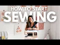 Learn to Sew Ep 1 How to start sewing your clothes - step by step from the beginning