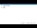import time in python