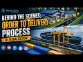 Logistics Order to Delivery Process Explained in 3D Animation