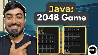 2048 Game in Java Console-based Implementation