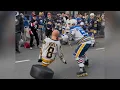 Buffalo Blade Gang goes viral for pregame ritual outside of Buffalo Sabres playoff games