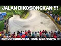 Download Lagu Konvoi Terbanyak Tahun Ini‼️ 7 Truk Trailer FAW JH6 Siba Surya Muatan Berat Lewat Sitinjau Lauik