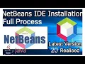 How to install java NetBeans IDE Latest Version 20 with java jdk 21