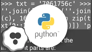 Convert from ASCII string encoded in Hex to plain ASCII