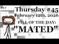 Thursday 26 -