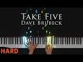 Take Five - Dave Brubeck HARD Piano Tutorial